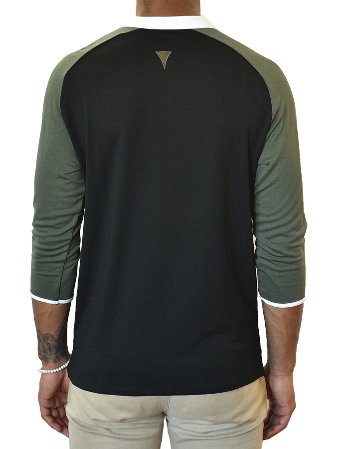 3/4 Sleeve Henley - Men's | Clothing, Male, Men s