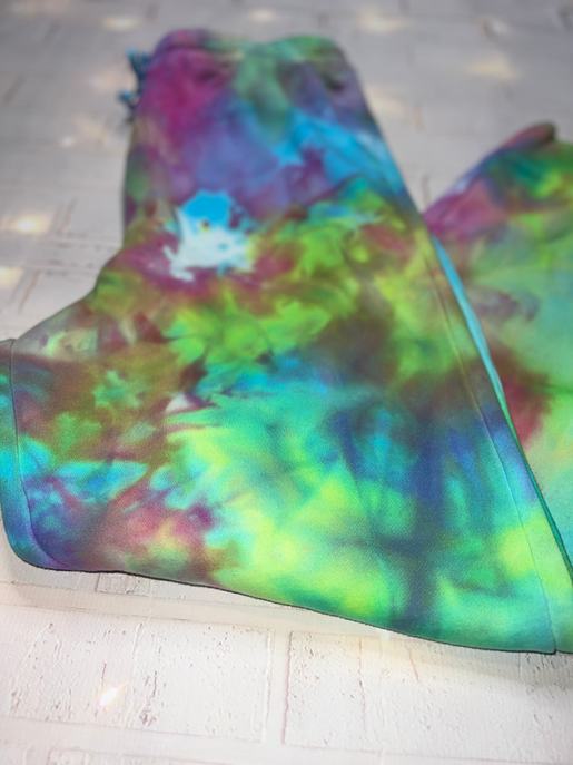 Blushing Blooms Tie Dye Joggers - Unisex Fashion
