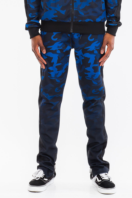 Camo Fade Track Pants - BLUE / 1 / L - Unisex Fashion
