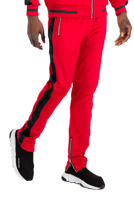 Diamond Lineage Track Pants - RED / 1 / XL - Unisex Fashion
