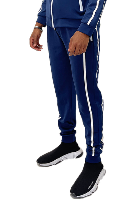 Cordial Tape Joggers - Navy / 1 / 3XL - Unisex Fashion