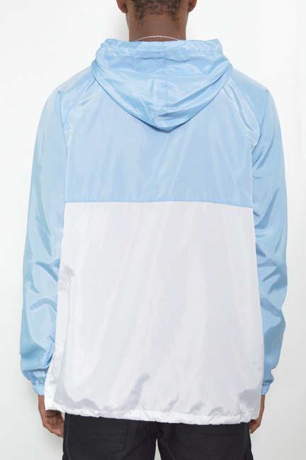 Colorblock Anorak - Blue White / 1 / L - Unisex Fashion