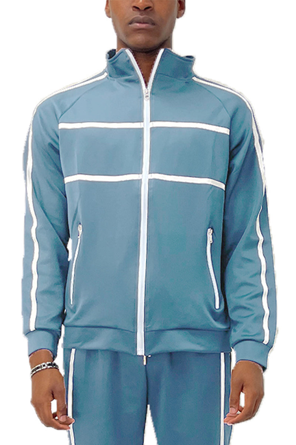 Cordial Tape Track Jacket - Sky / 1 / M - Unisex Fashion