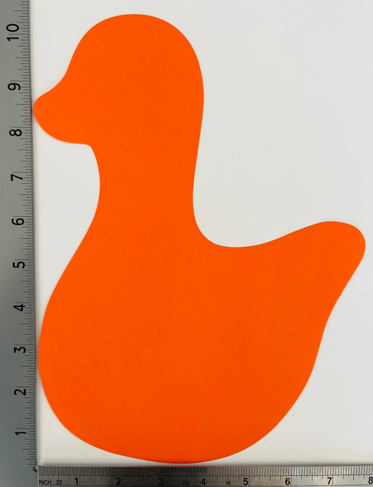 Duck Assorted Color Super Cut-Outs - 1 / 8"x10" - Apparel and Accessories