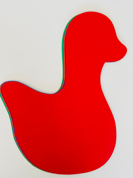 Duck Assorted Color Super Cut-Outs - 1 / 8"x10" - Apparel and Accessories