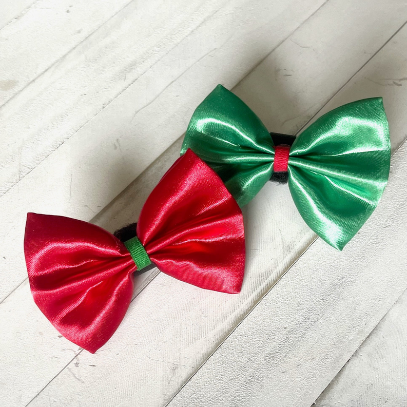 Christmas Bow Budget Bundle|Pets Ribbons - 100 - Pet Supplies