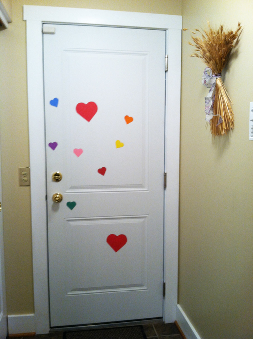 Die-Cut Magnetic - Tri-Color Heart - Apparel and Accessories