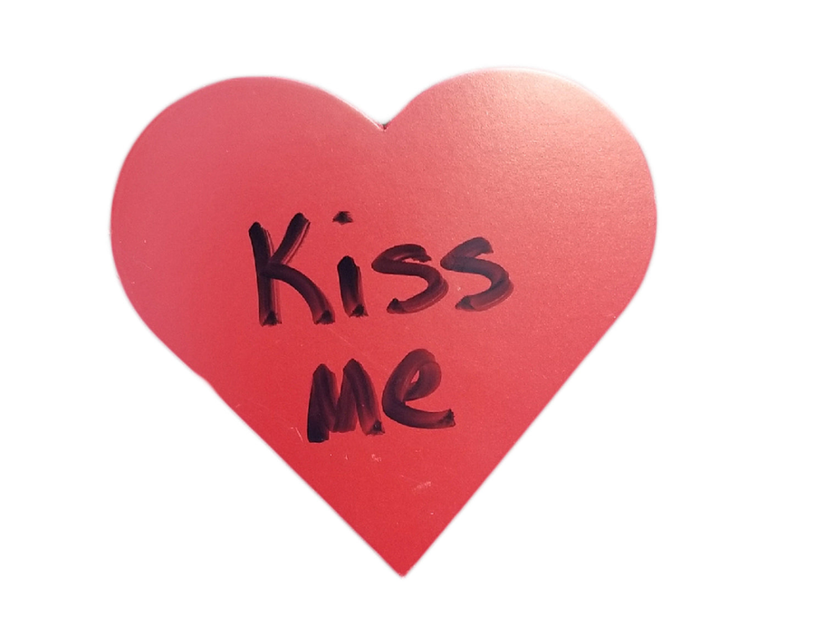 Die-Cut Magnetic - Tri-Color Heart - Apparel and Accessories