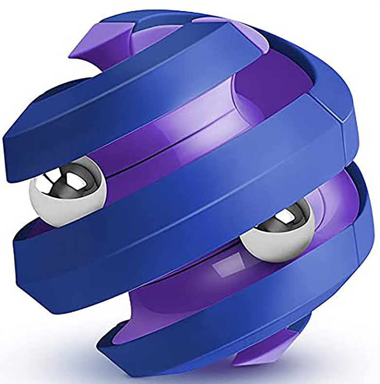 Fidget Ball Rotating Orbit Marble Toy, Four Colors Available - Toys