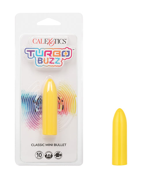 Turbo Buzz Classic Mini Bullet Stimulator Yellow