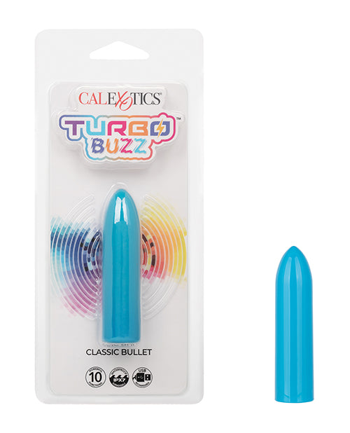 Turbo Buzz Classic Bullet Stimulator Blue