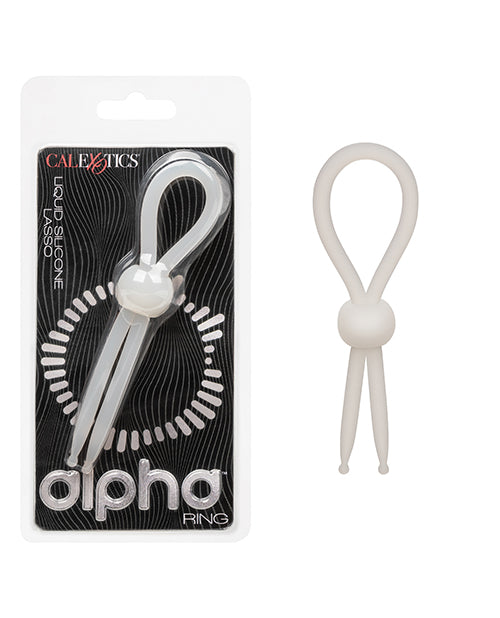 Alpha Liquid Silicone Lasso Cock Ring - GreatEagleInc