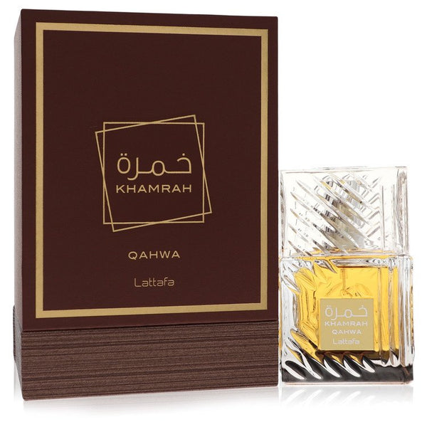 Lattafa Khamrah Qahwa by Lattafa Eau De Parfum Spray (Unisex) 3.4 oz for Men Default Title