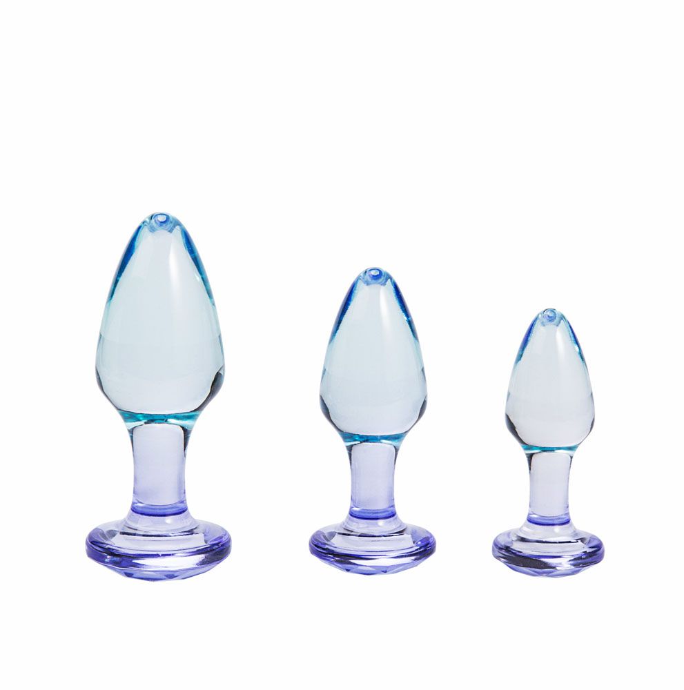 Butties 3pc Acrylic Anal Plug Set Default Title