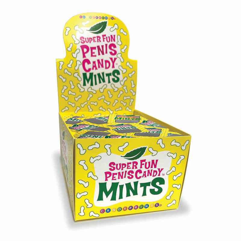 Super Fun Penis Mints 5pc Bags Display Of 100 Bags