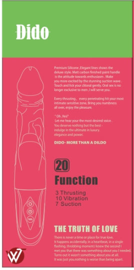Dido Realistic Thrusting & Pulsating Dildo - Adult Products