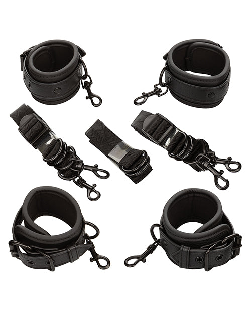 Nocturnal Collection Adjustable Bed Restraints - Black - GreatEagleInc