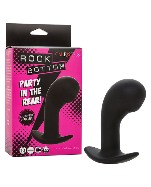 Rock Bottom Curved Prostate Probe - Black Default Title