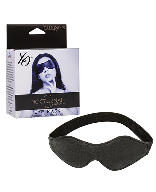 Nocturnal Collection Stretch to Fit Eye Mask - Black - GreatEagleInc