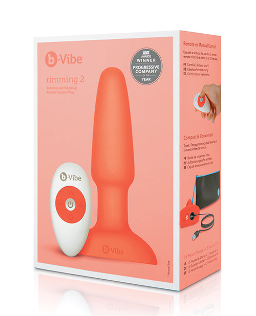 B-Vibe Rimming Plug 2 - Orange Default Title