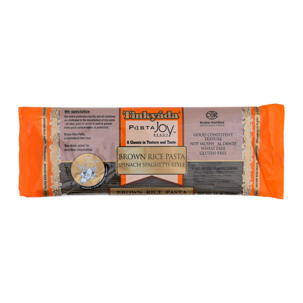 Tinkyada Brown Rice Pasta - Spaghetti Spanish - Case Of 12 - 12 Oz - GreatEagleInc