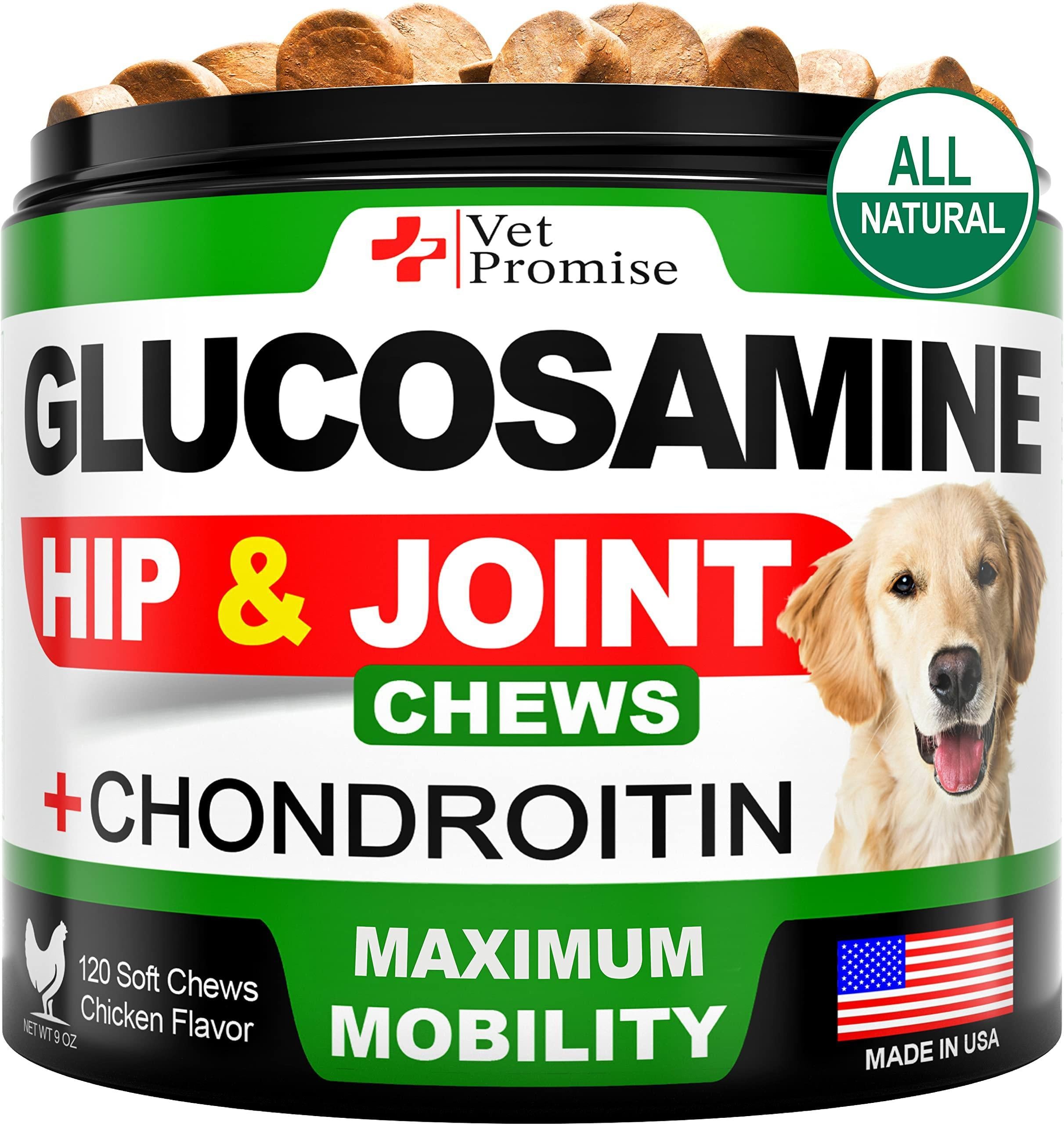 Glucosamine for Dogs   Hip and Joint Supplement for Dogs   Glucosamine Chondroitin for Dogs   Dog Joint Pain Relief Treats…