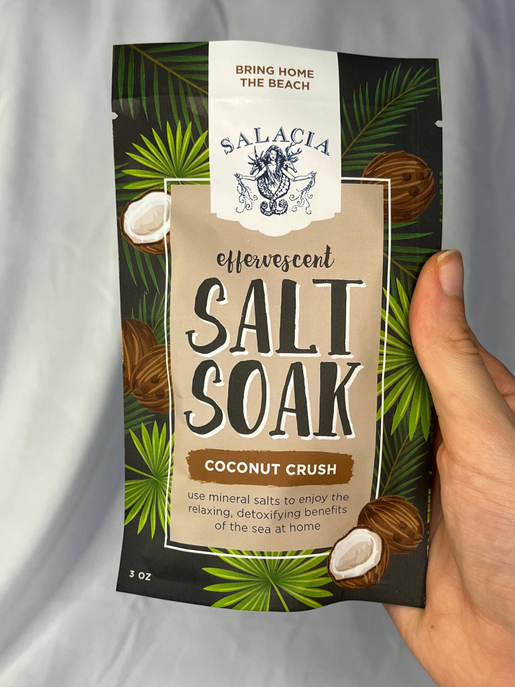Coconut Crush Effervescent Salt Soak - Home Decor