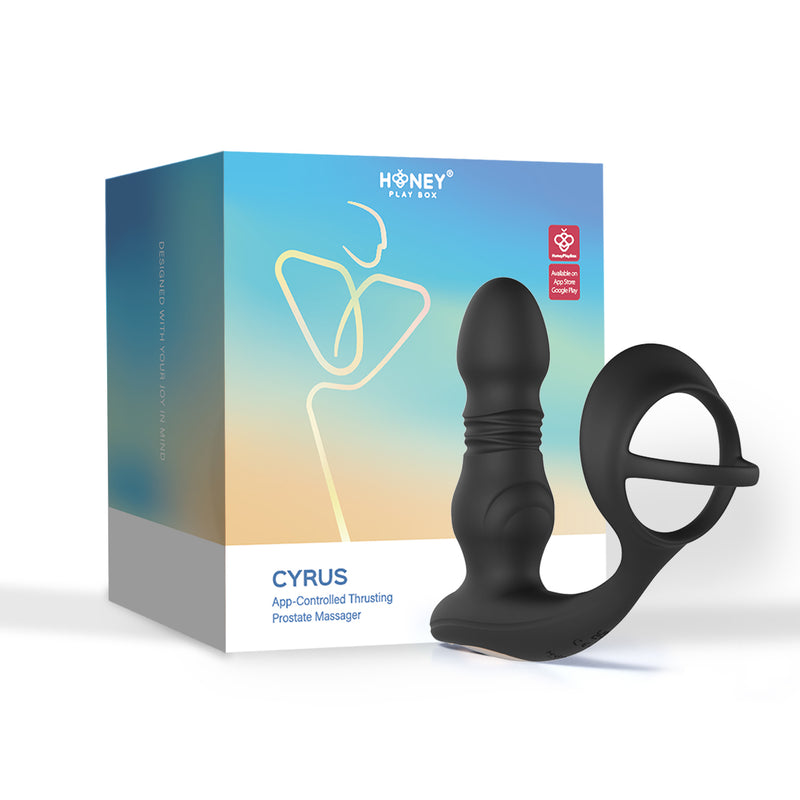 Cyrus - App Control Thrusting Prostate Massager - Black Default Title