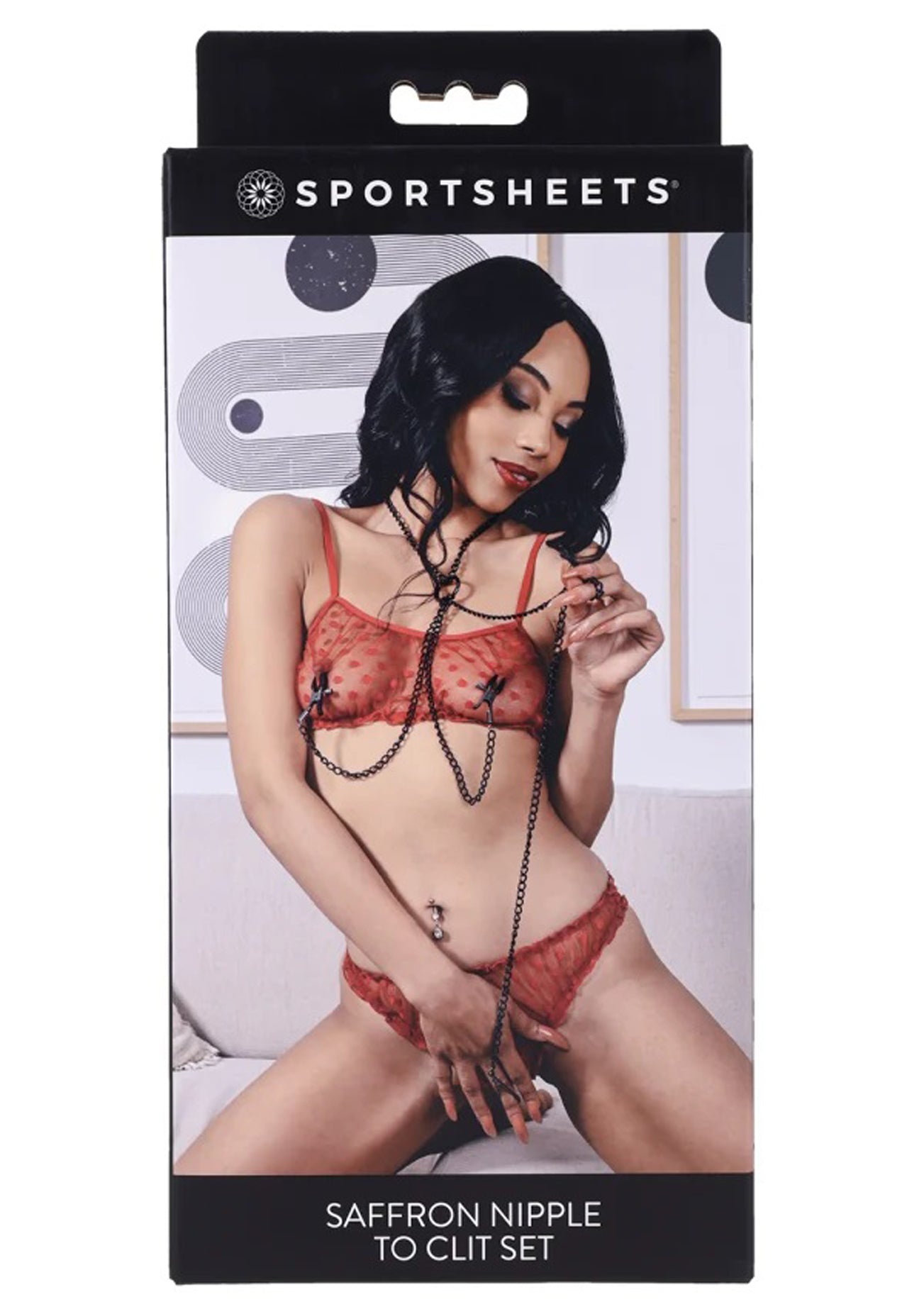 Saffron Nipple to Clit Set - Black - GreatEagleInc