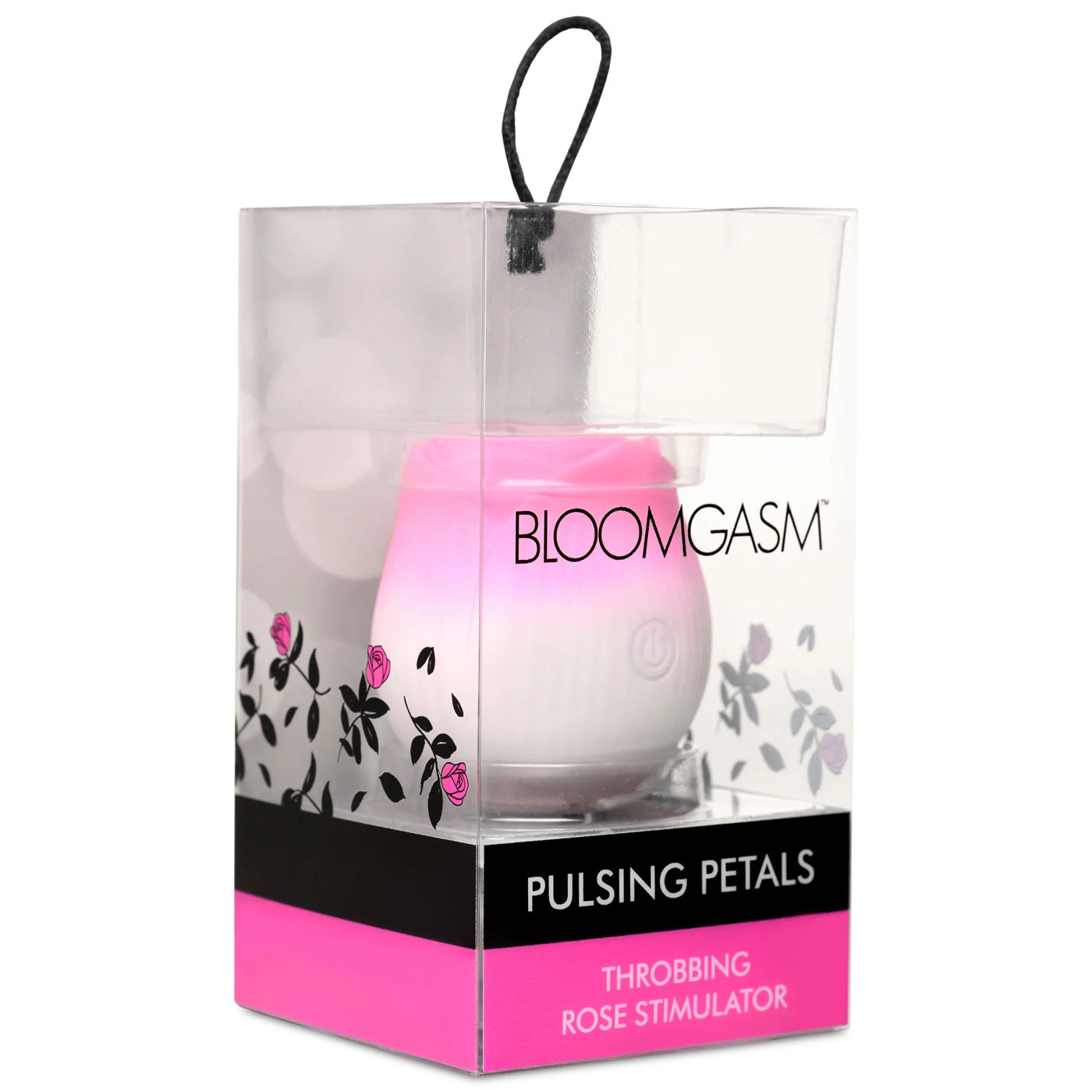 Pulsing Petals Throbbing Rose Stimulator - Pink - GreatEagleInc