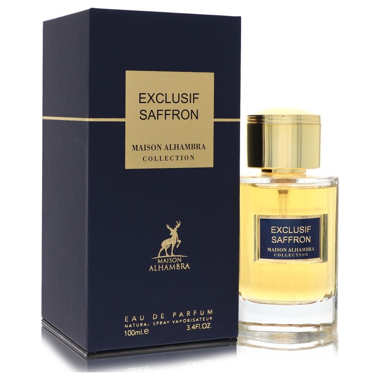 Maison Alhambra Exclusif Saffron by Maison Alhambra Eau De Parfum Spray (Unisex) 3.4 oz for Men Default Title