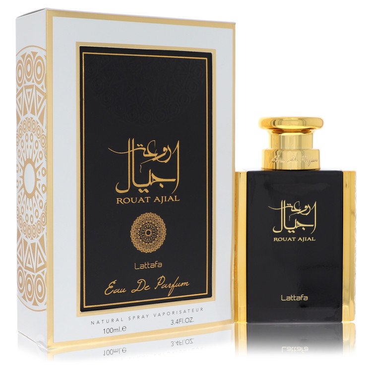 Lattafa Rouat Ajial by Lattafa Eau De Parfum Spray (Unisex) 3.4 oz for Women Default Title