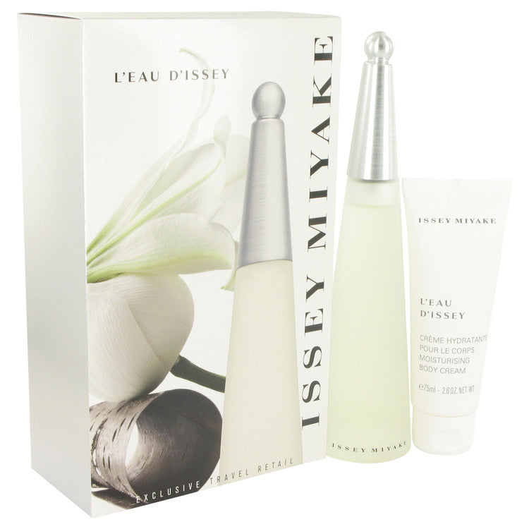 L'EAU D'ISSEY (issey Miyake) by Issey Miyake Gift Set -- 3.3 oz Eau DeToilette Spray + 2.6 oz Body Cream for Women Default Title