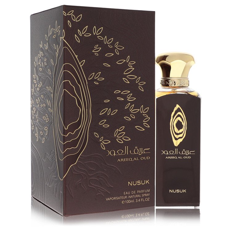 Nusuk Areeq Al Oud by Nusuk Eau De Parfum Spray (Unisex) 3.4 oz for Men - GreatEagleInc