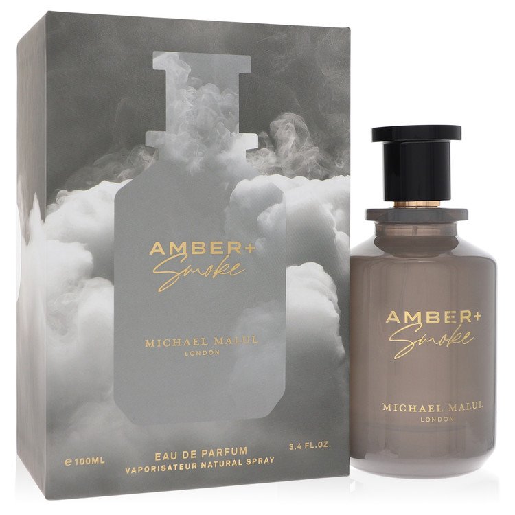 Michael Malul Amber + Smoke by Michael Malul Eau De Parfum Spray 3.4 oz for Men - GreatEagleInc