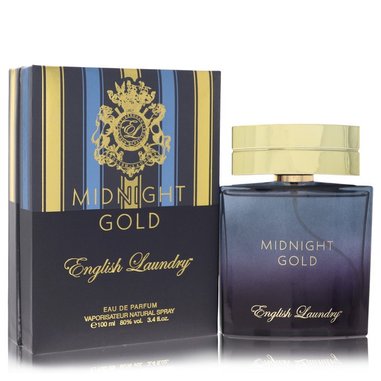 English Laundry Midnight Gold by English Laundry Eau De Parfum Spray 3.4 oz for Men Default Title