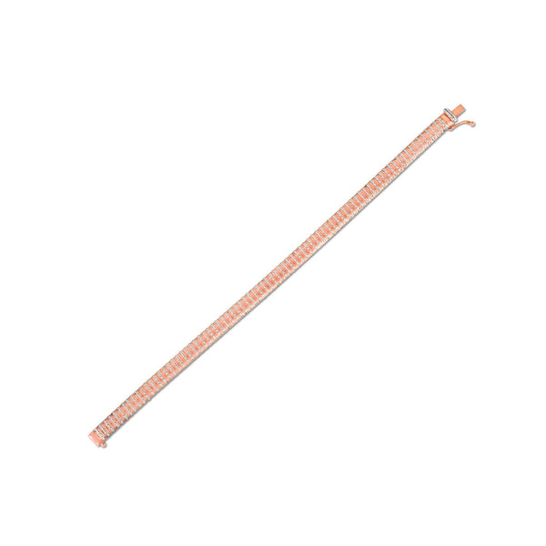 14k Rose Gold Diamante Flex Bracelet - 7'' - Apparel & Accessories