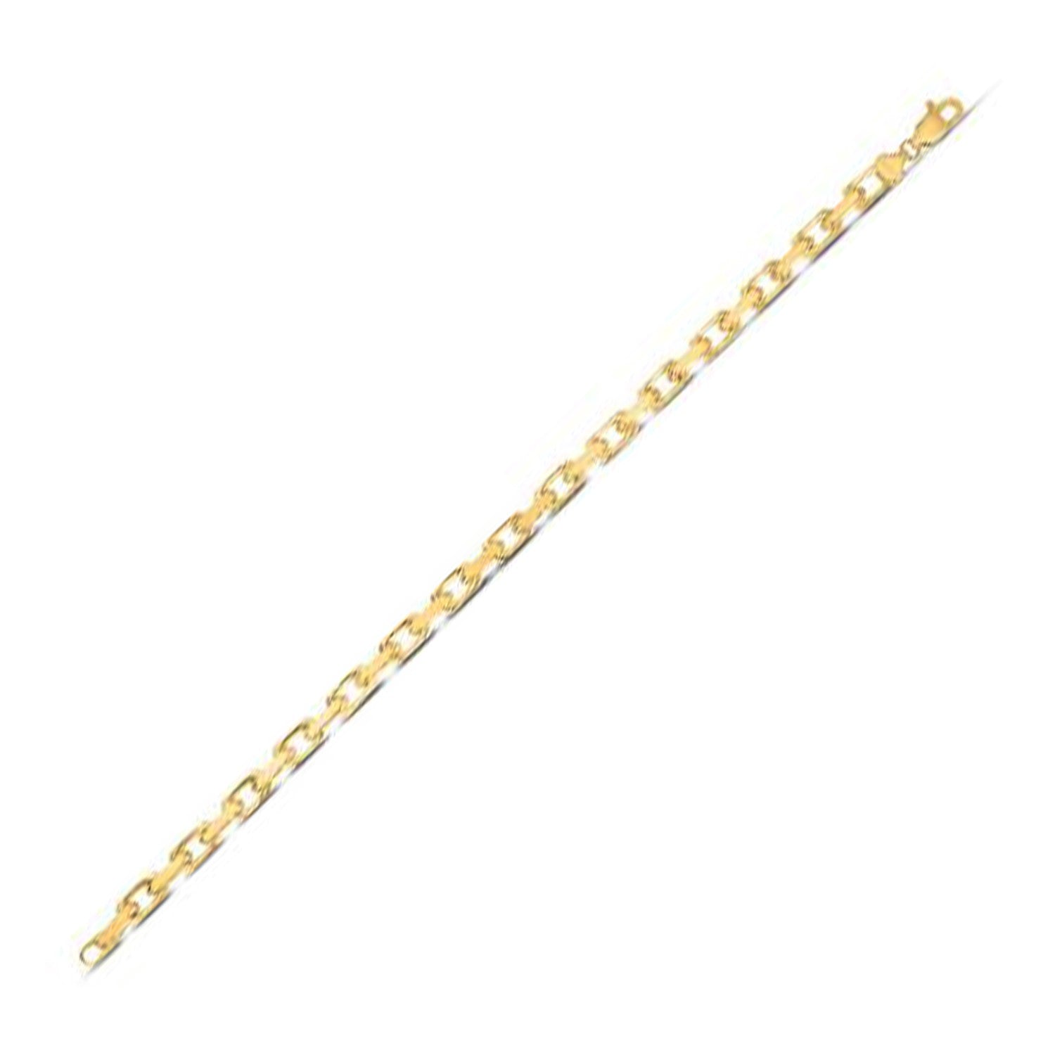 4.8mm 14k Yellow Gold French Cable Chain Bracelet - 8.25'' - Apparel & Accessories