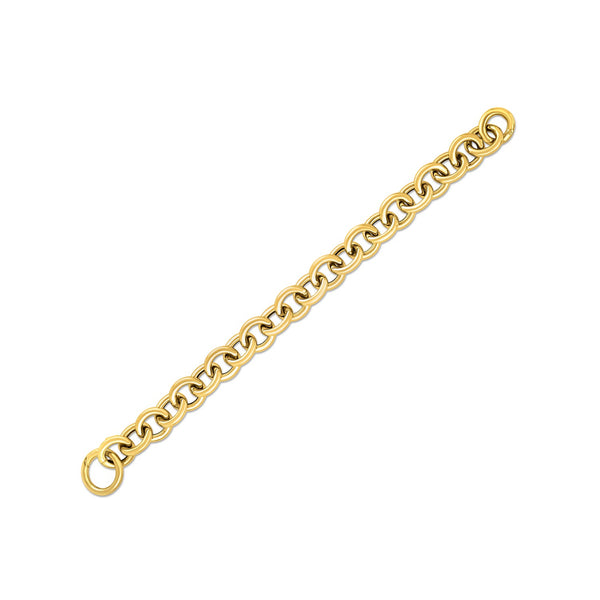 14k Yellow Gold Round Link Bracelet - 7.5'' - Apparel & Accessories