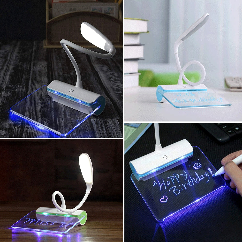 Message Board Table Lamp - GreatEagleInc