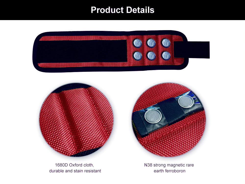 Portable Magnetic Wristband - GreatEagleInc