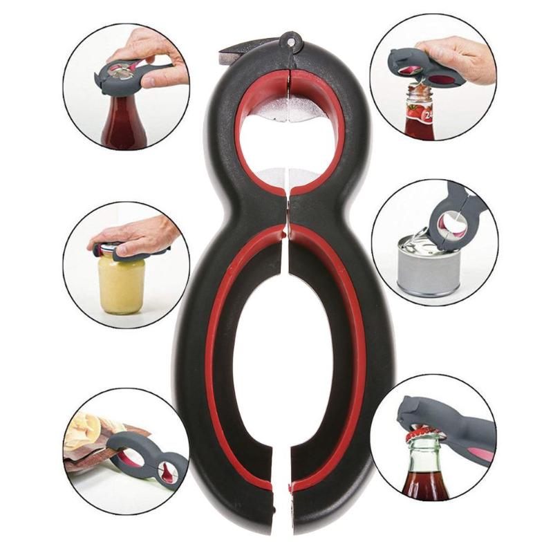 6 In 1 Multifunctional Bottle/ Can Opener - GreatEagleInc