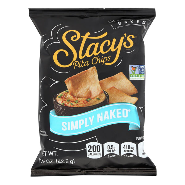 Stacey's Pita Chips - Simply Naked - 1.5 Oz - Case Of 24 - Eco-Friendly Home & Grocery