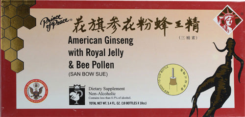 Prince Of Peace American Ginseng Extract - Ryl Jlly B Plln - 10 Cc - 10 Ct - GreatEagleInc