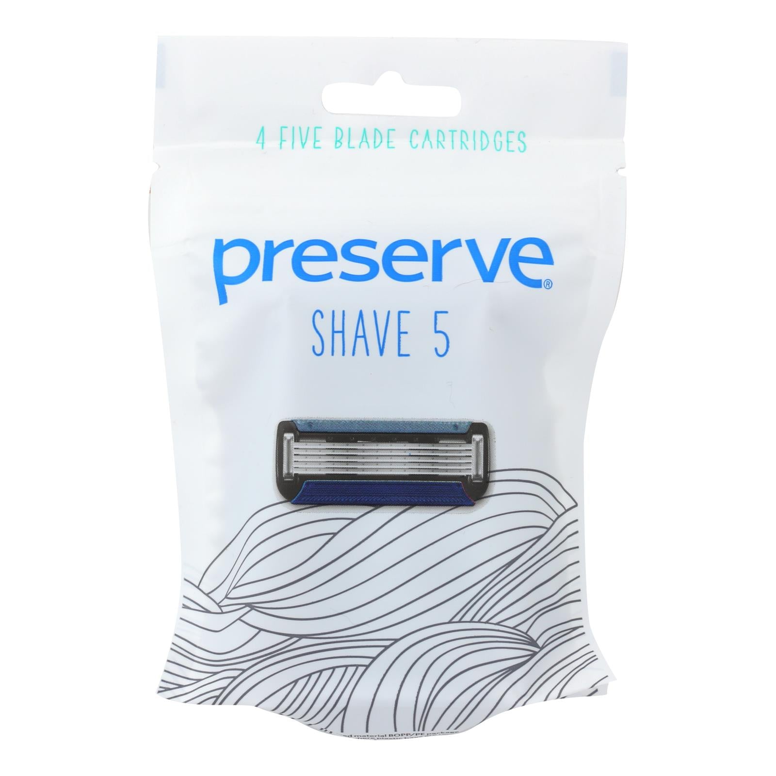 Preserve Shave 5 Replacement Blades - 4 Ct- 6 Packs - GreatEagleInc
