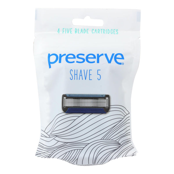 Preserve Shave 5 Replacement Blades - 4 Ct- 6 Packs - GreatEagleInc