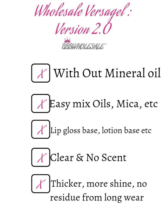 BBBWHOLSALE Versagel Lip Gloss Base 6oz (VERSION 1.0) - Versagel 1.0 / 1 Pack of 1 - Skin Care