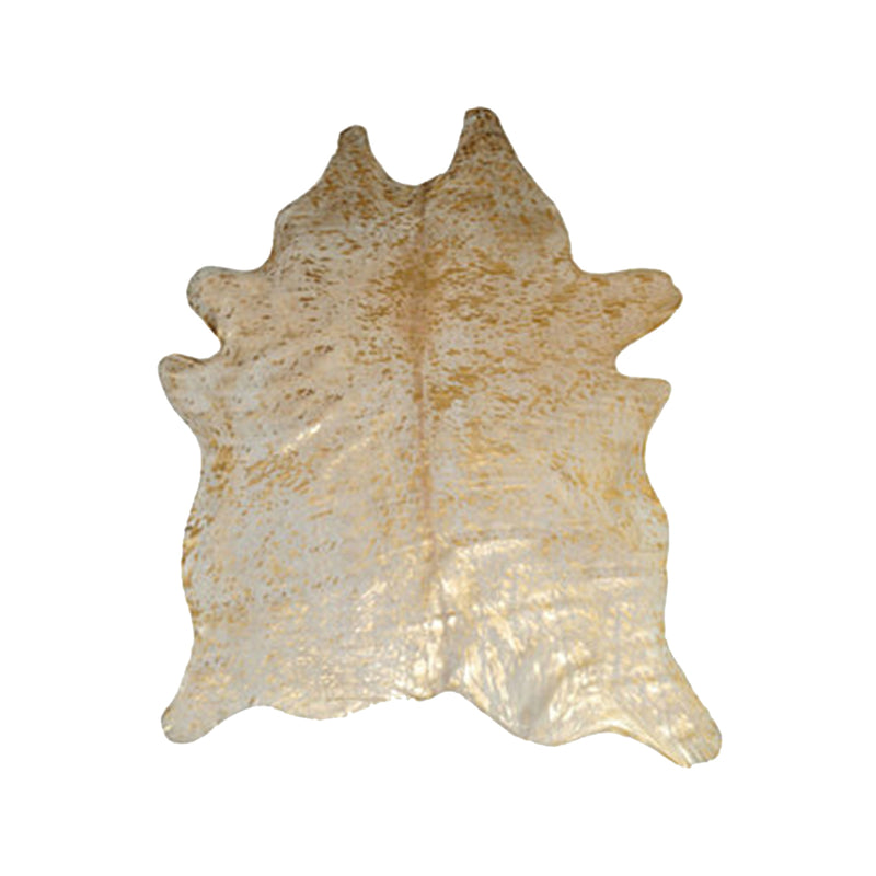 6' X 7' Natural Cowhide Cowhide Print Area Rug - Home Decor
