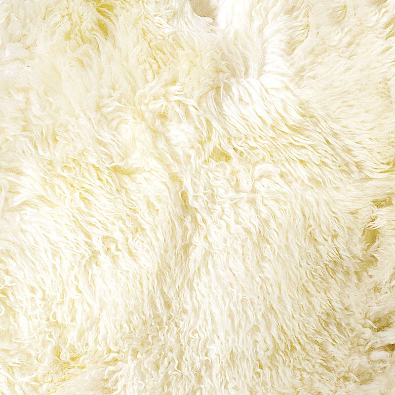 2' X 3' Natural New Zealand Sheepskin Wool Area Rug - Home & Garden