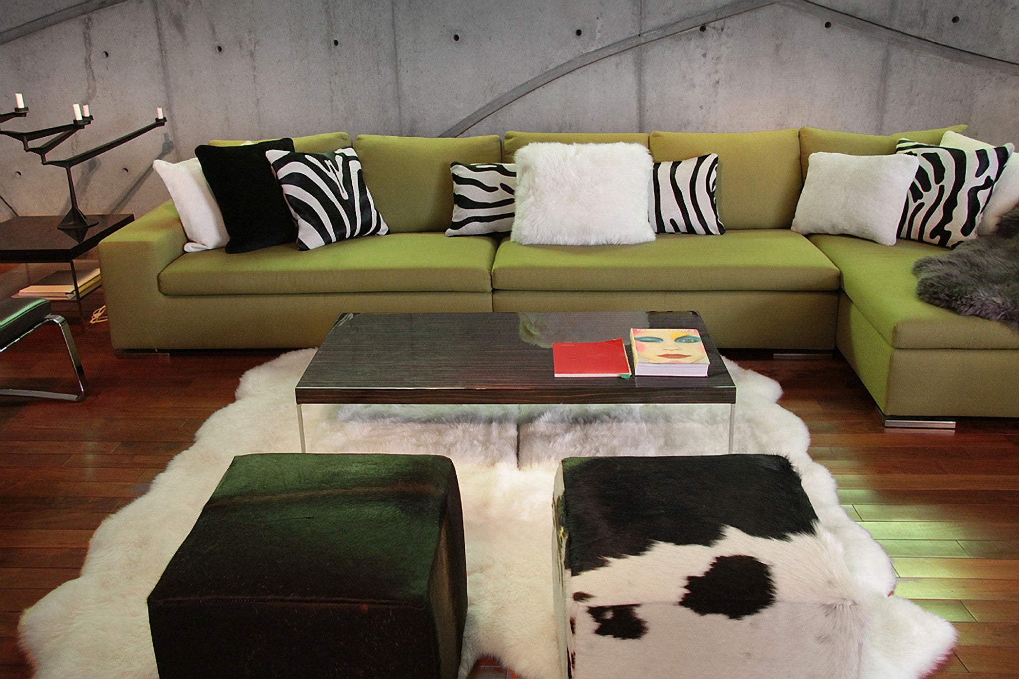 6' X 8' Natural New Zealand Sheepskin Area Rug - GreatEagleInc